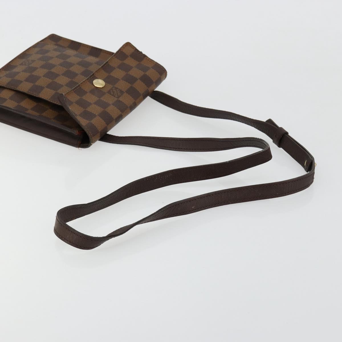 LOUIS VUITTON Damier Ebene Pimlico Shoulder Bag N45272 LV Auth bs35537