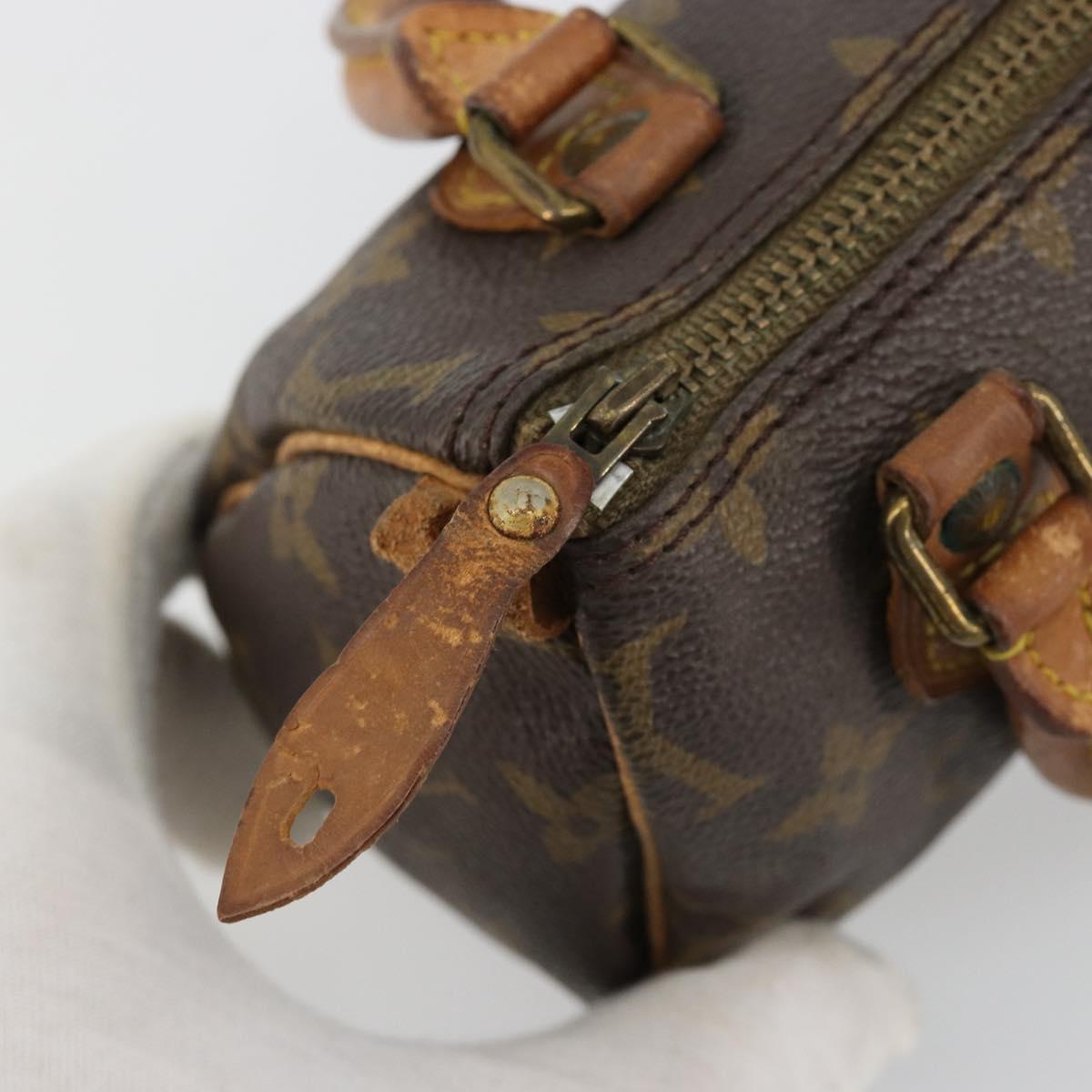 LOUIS VUITTON Monogram Mini Speedy Hand Bag M41534 LV Auth bs35539