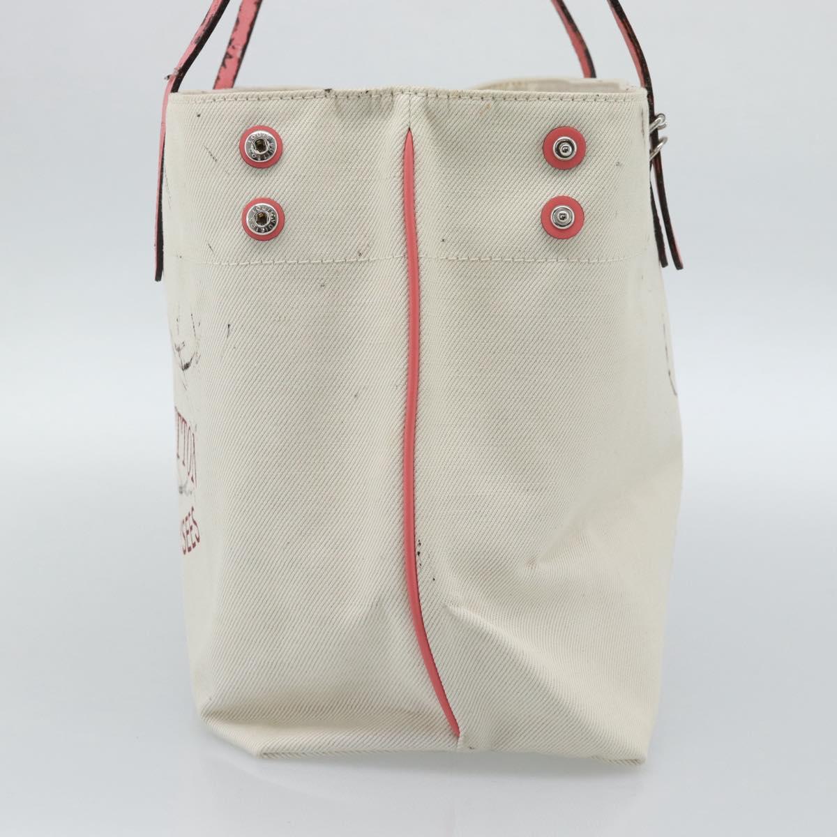 LOUIS VUITTON Cabas MM Tote Bag Canvas White M94502 LV Auth bs35545