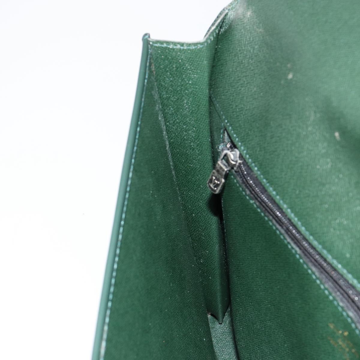 LOUIS VUITTON Taiga Leather Volga Briefcase Epicea M30204 LV Auth bs35553
