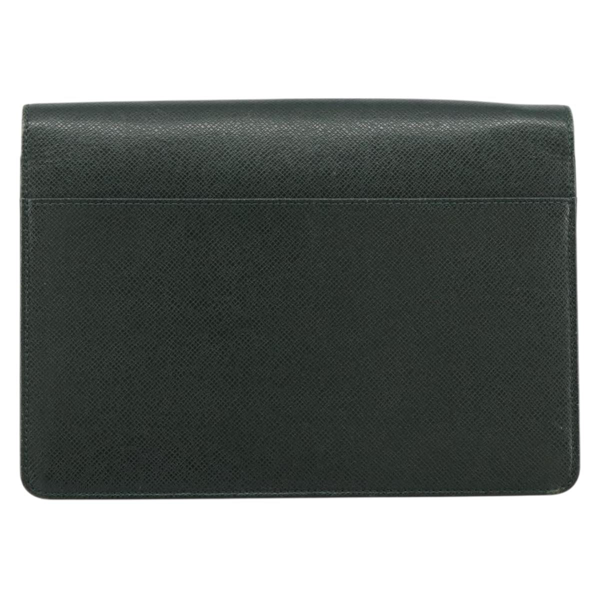 LOUIS VUITTON Taiga Pochette Kourad Clutch Bag Epicea M30194 LV Auth bs35554