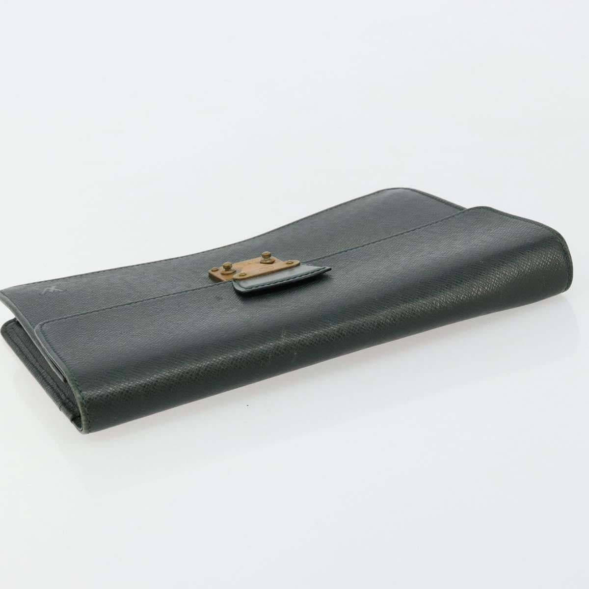 LOUIS VUITTON Taiga Pochette Kourad Clutch Bag Epicea M30194 LV Auth bs35554