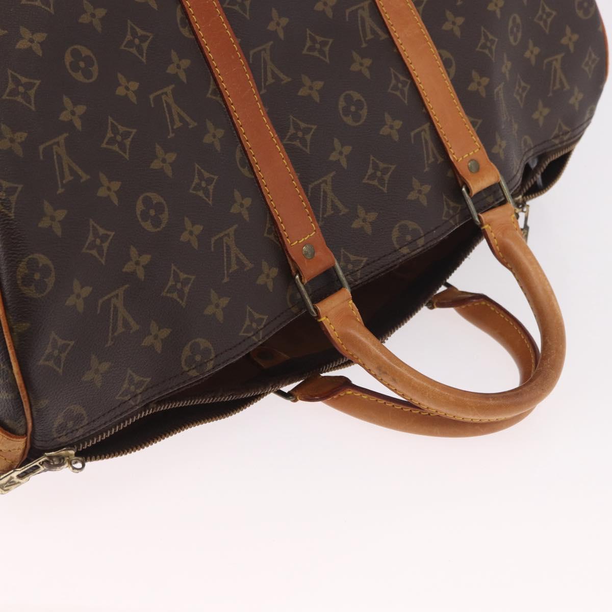 LOUIS VUITTON Monogram Keepall 50 Boston Bag M41426 LV Auth bs35556