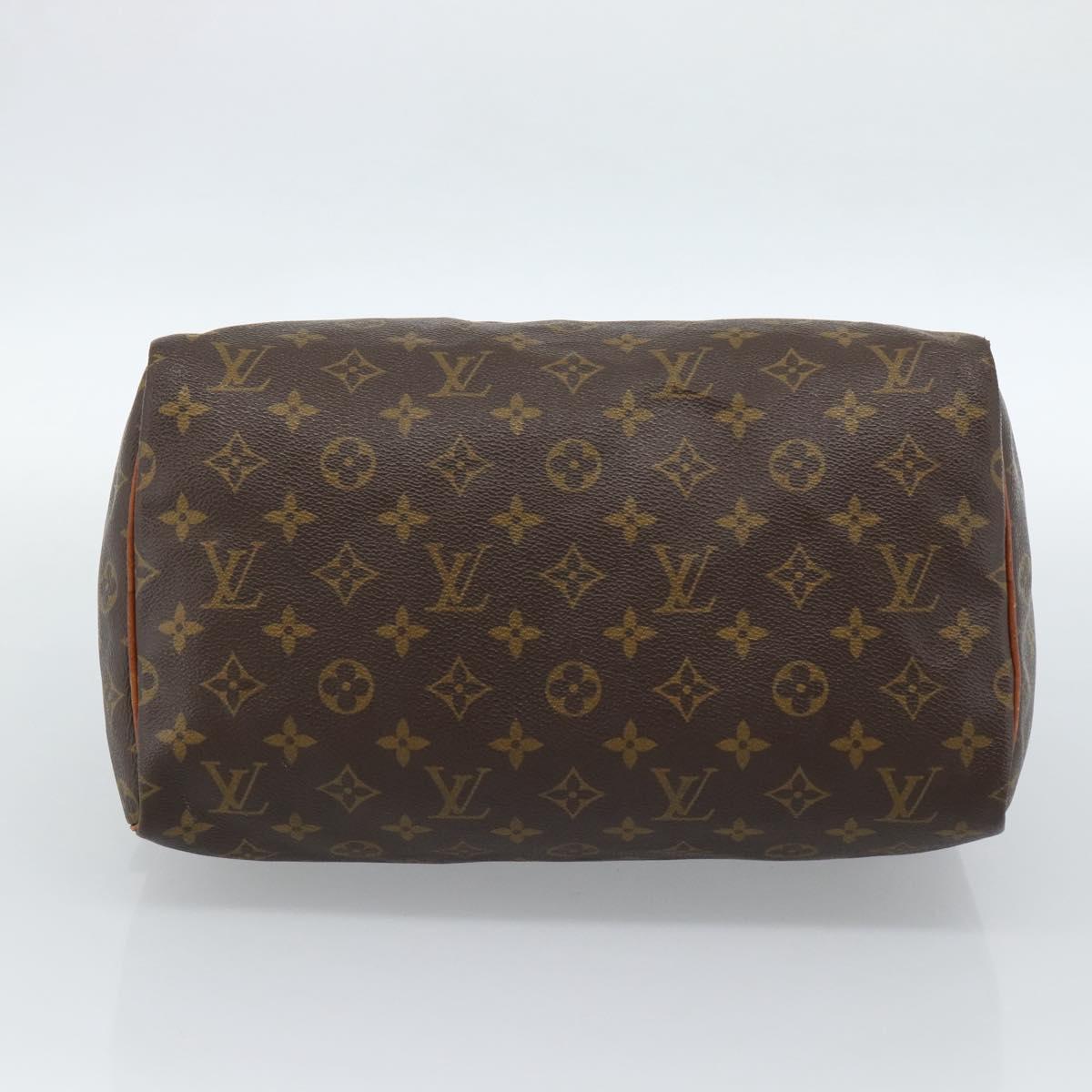 LOUIS VUITTON Monogram Speedy 30 Hand Bag M41526 LV Auth bs35557