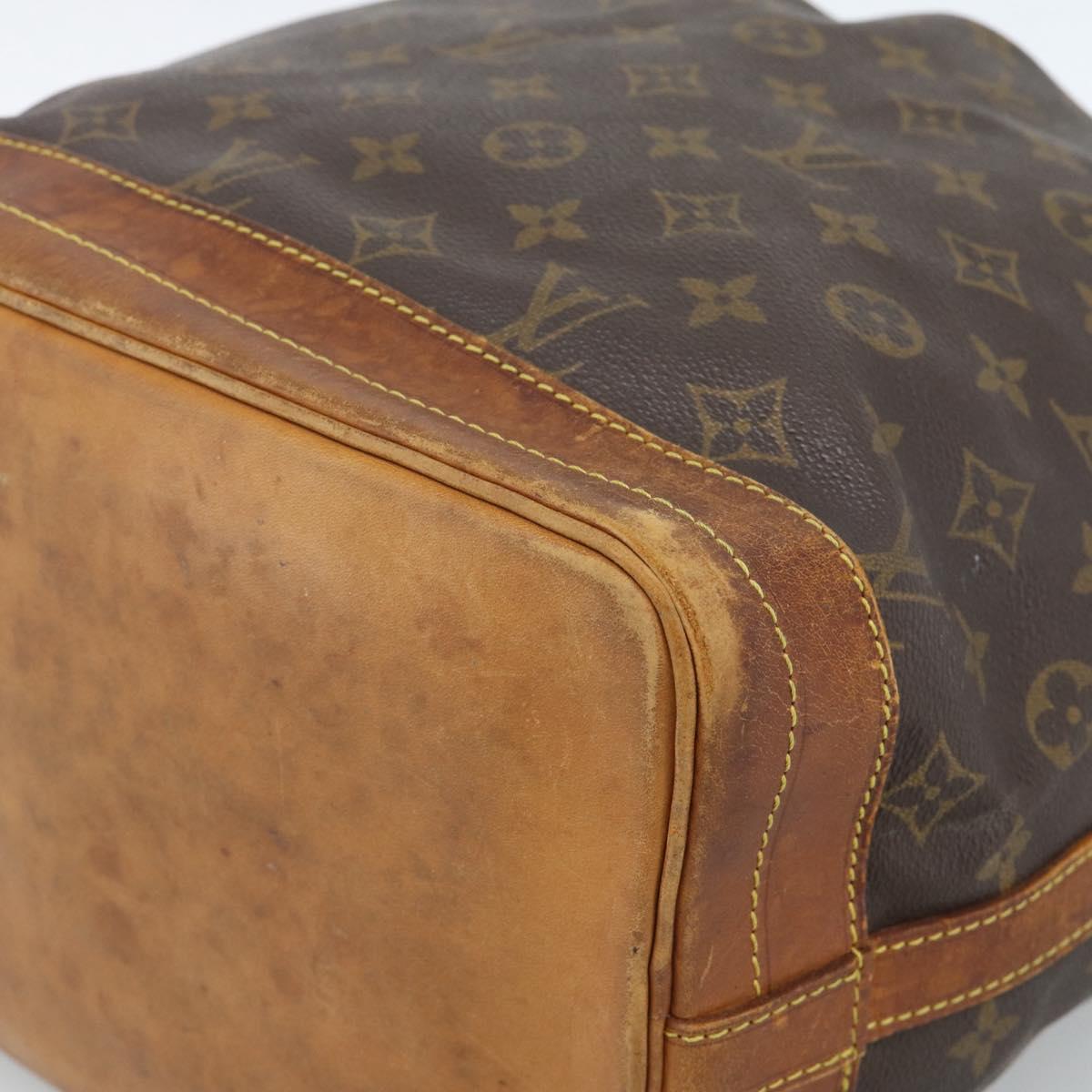 LOUIS VUITTON Monogram Noe Shoulder Bag M42224 LV Auth bs35560