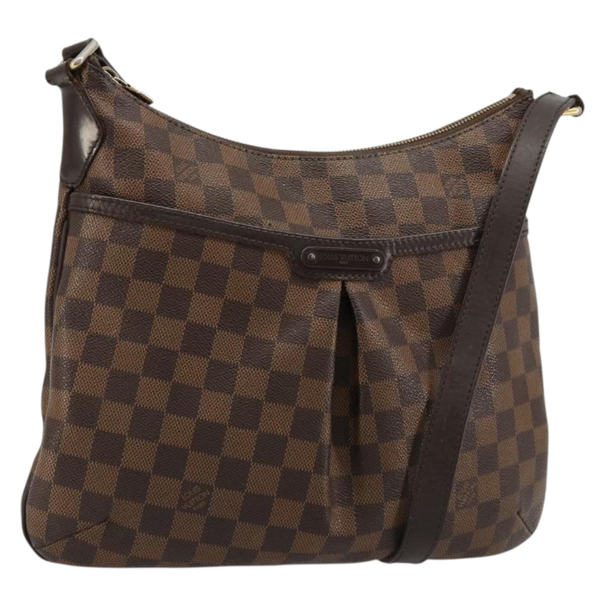 LOUIS VUITTON Damier Ebene Bloomsbury PM Shoulder Bag N42251 LV Auth bs35564