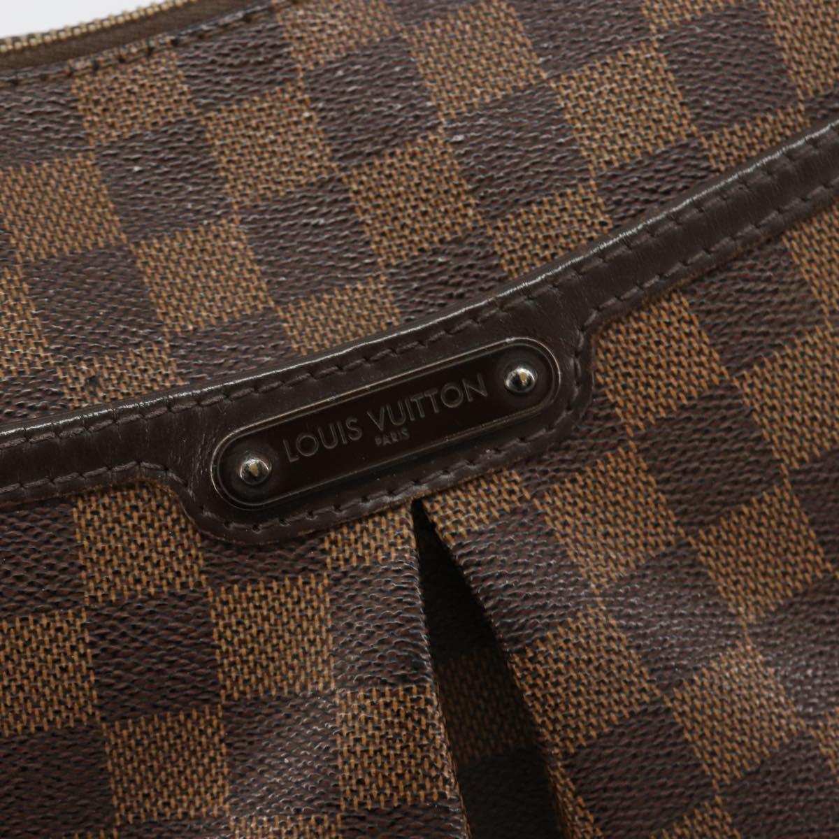 LOUIS VUITTON Damier Ebene Bloomsbury PM Shoulder Bag N42251 LV Auth bs35564