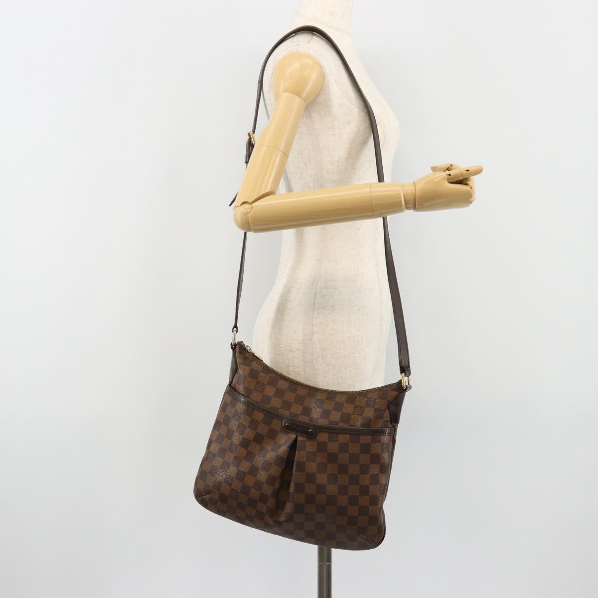 LOUIS VUITTON Damier Ebene Bloomsbury PM Shoulder Bag N42251 LV Auth bs35564