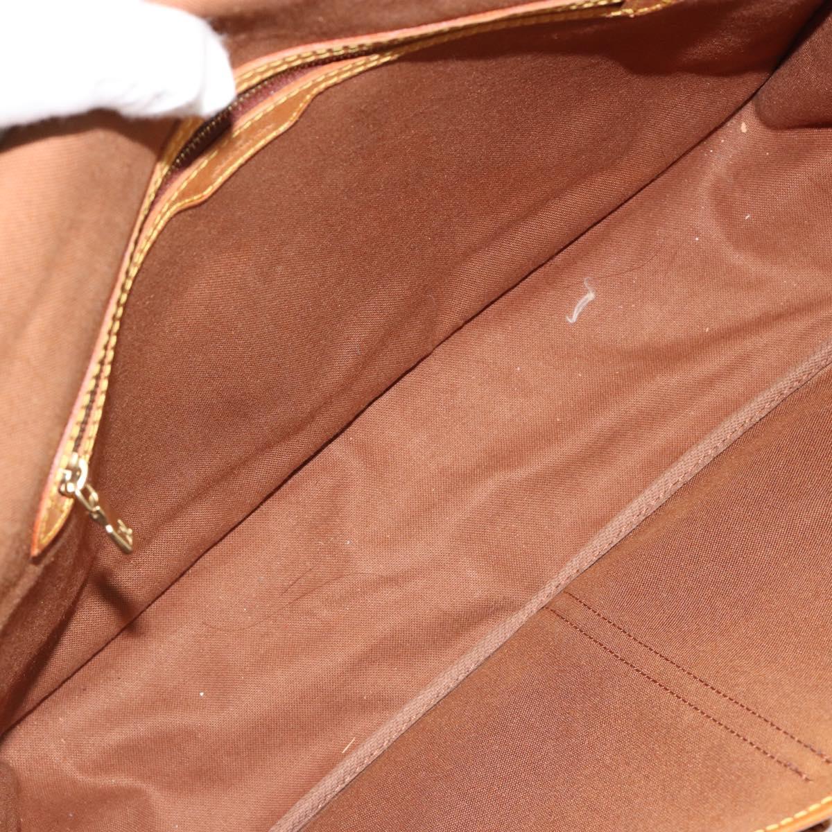 LOUIS VUITTON Monogram Gibeciere GM Shoulder Bag M42246 LV Auth bs35566