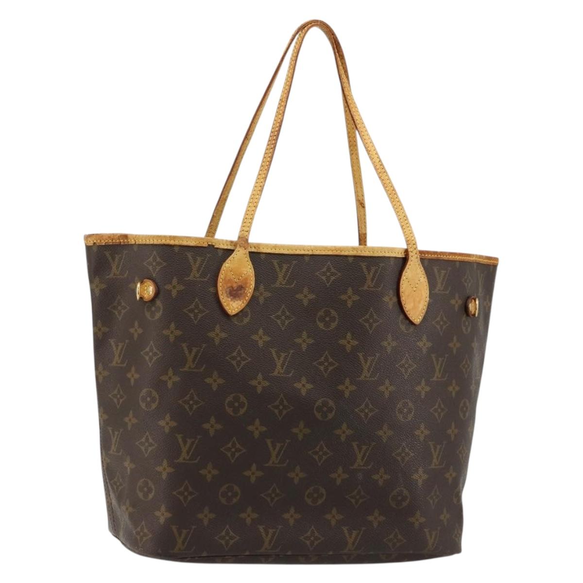 LOUIS VUITTON Monogram Neverfull MM Tote Bag M40156 LV Auth bs35567