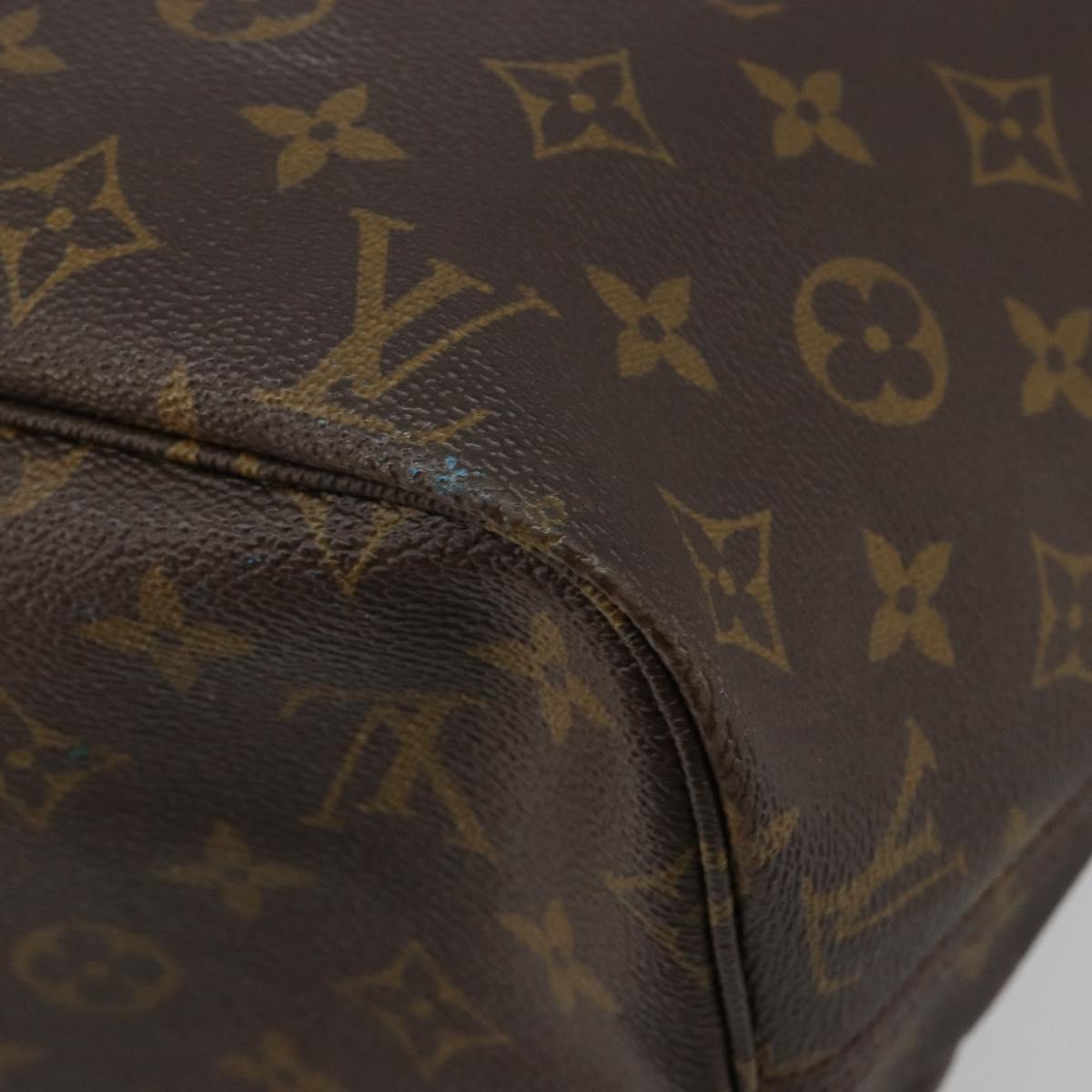 LOUIS VUITTON Monogram Neverfull MM Tote Bag M40156 LV Auth bs35567