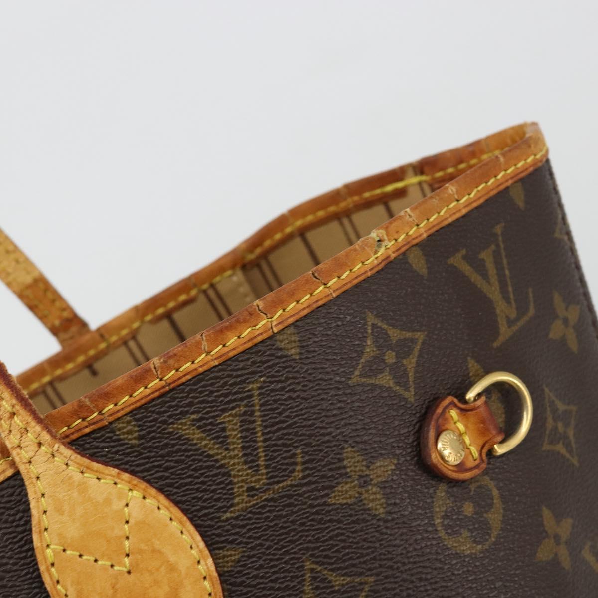 LOUIS VUITTON Monogram Neverfull MM Tote Bag M40156 LV Auth bs35567