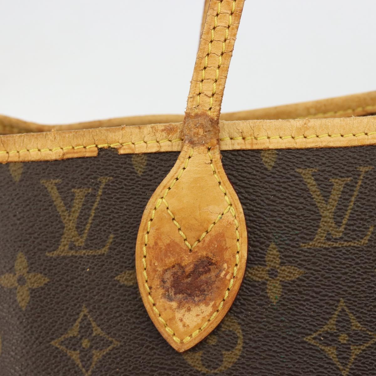 LOUIS VUITTON Monogram Neverfull MM Tote Bag M40156 LV Auth bs35567
