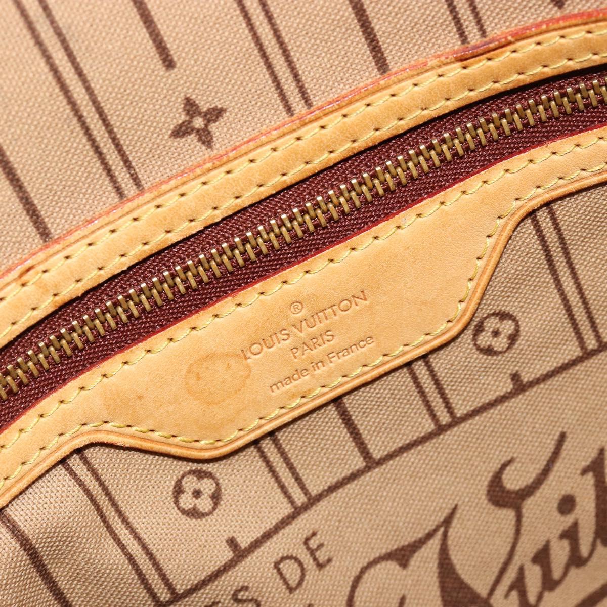 LOUIS VUITTON Monogram Neverfull MM Tote Bag M40156 LV Auth bs35567
