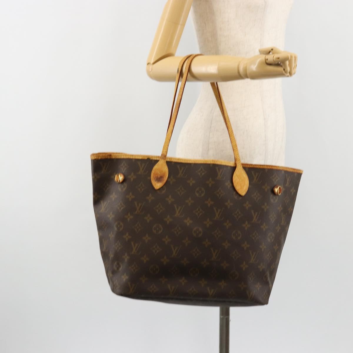 LOUIS VUITTON Monogram Neverfull MM Tote Bag M40156 LV Auth bs35567