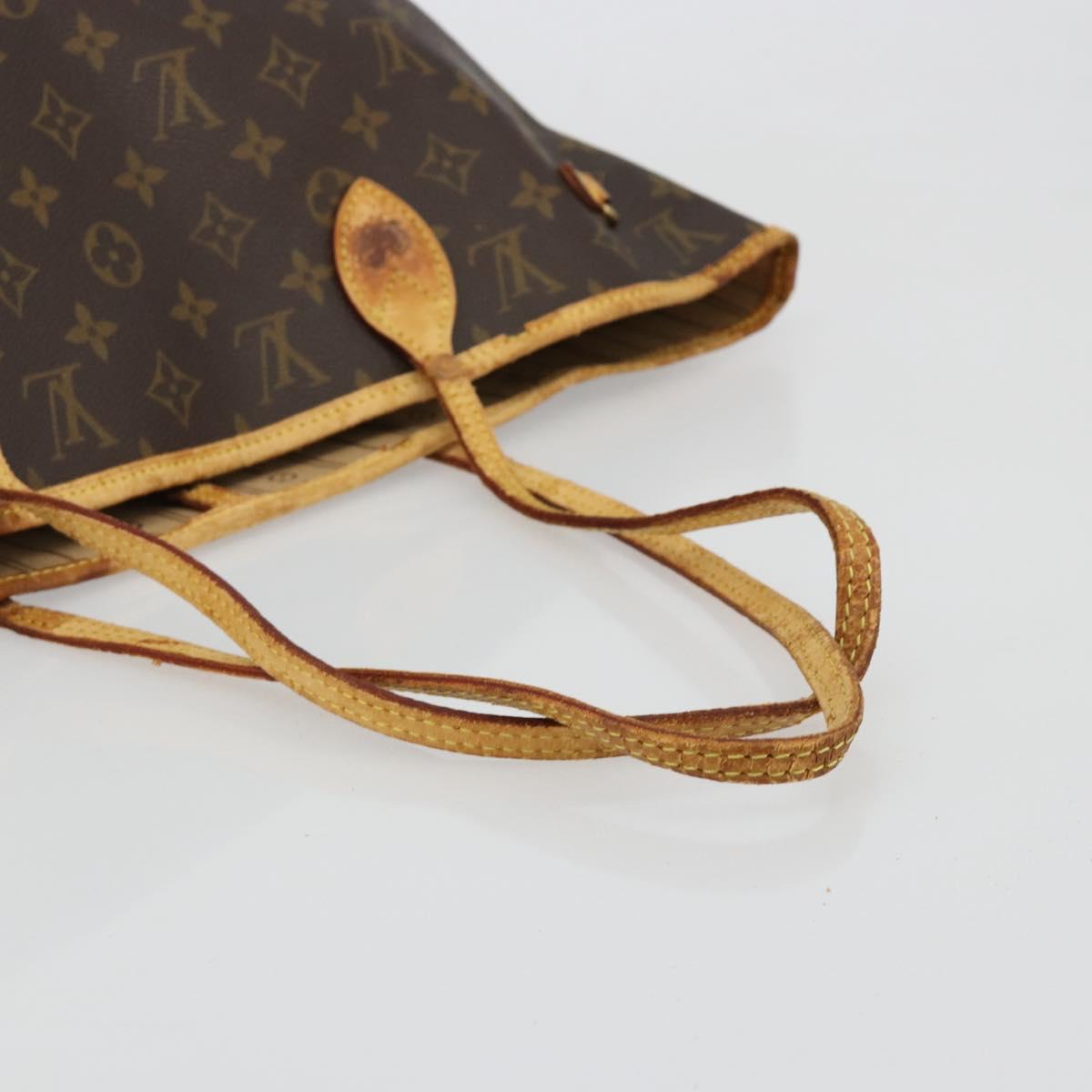 LOUIS VUITTON Monogram Neverfull MM Tote Bag M40156 LV Auth bs35567