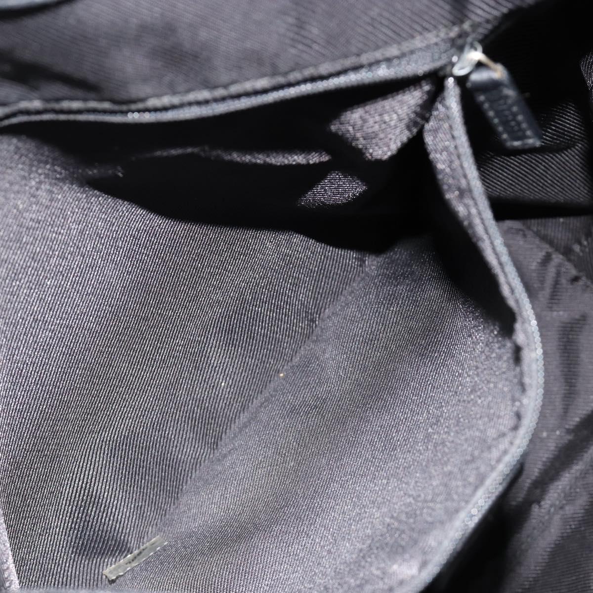 GUCCI GG Canvas Tote Bag Black 002 1121 Auth bs35575