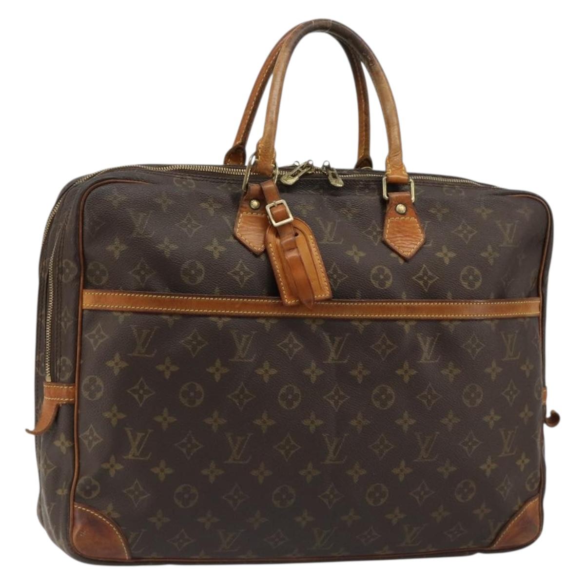 LOUIS VUITTON Monogram Porte Documents Voyage 2 Compartments M53362 Auth bs35595