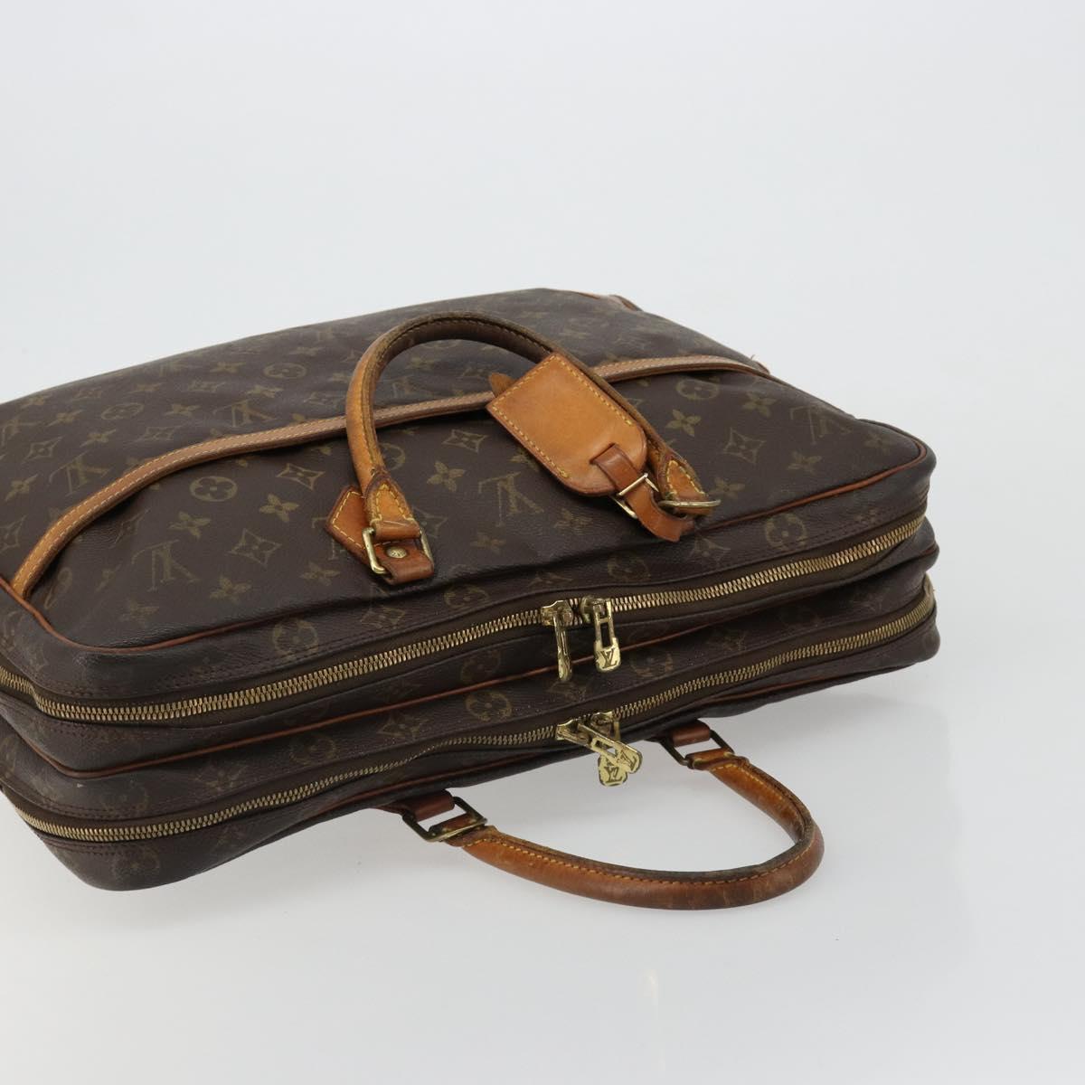 LOUIS VUITTON Monogram Porte Documents Voyage 2 Compartments M53362 Auth bs35595