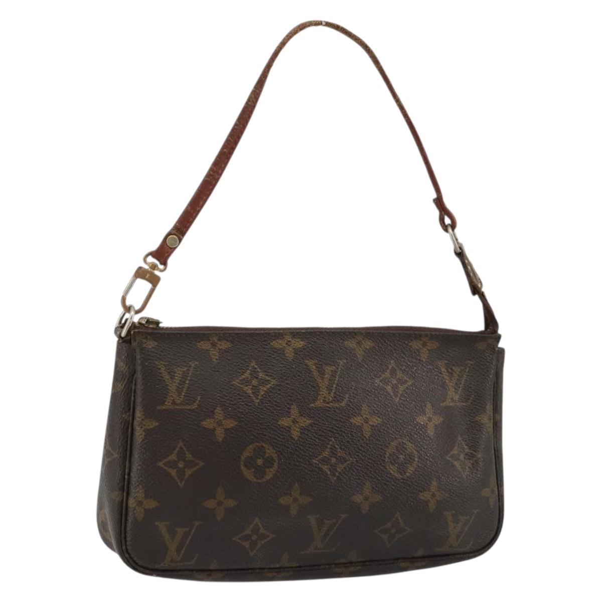 LOUIS VUITTON Monogram Pochette Accessoires Pouch M51980 LV Auth bs35597
