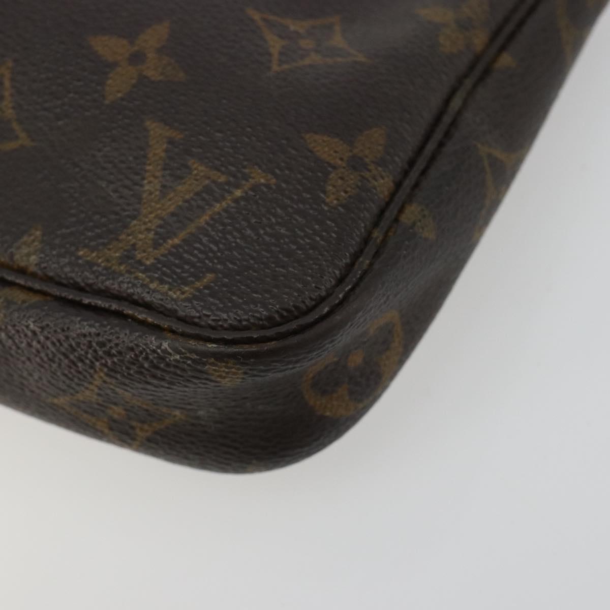LOUIS VUITTON Monogram Pochette Accessoires Pouch M51980 LV Auth bs35597