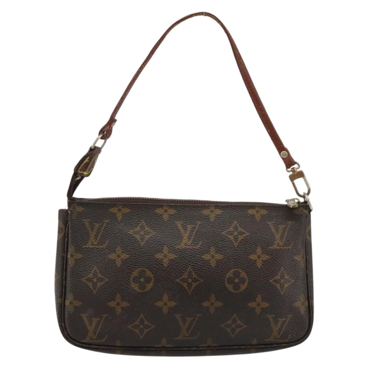 LOUIS VUITTON Monogram Pochette Accessoires Pouch M51980 LV Auth bs35597