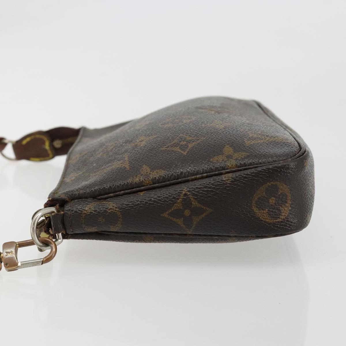 LOUIS VUITTON Monogram Pochette Accessoires Pouch M51980 LV Auth bs35597