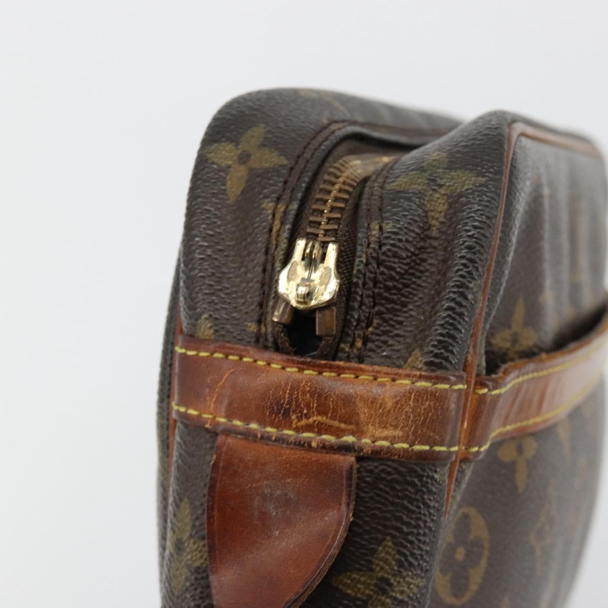 LOUIS VUITTON Monogram Compiegne 28 Clutch Bag M51845 LV Auth bs35609