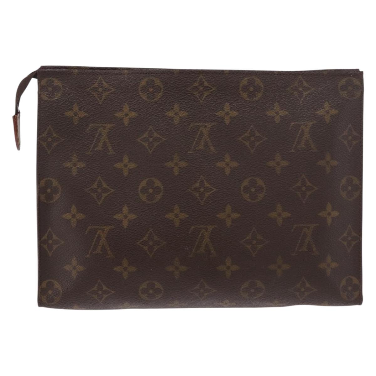 LOUIS VUITTON Monogram Poche Toilette 26 Pouch M47542 LV Auth bs35610