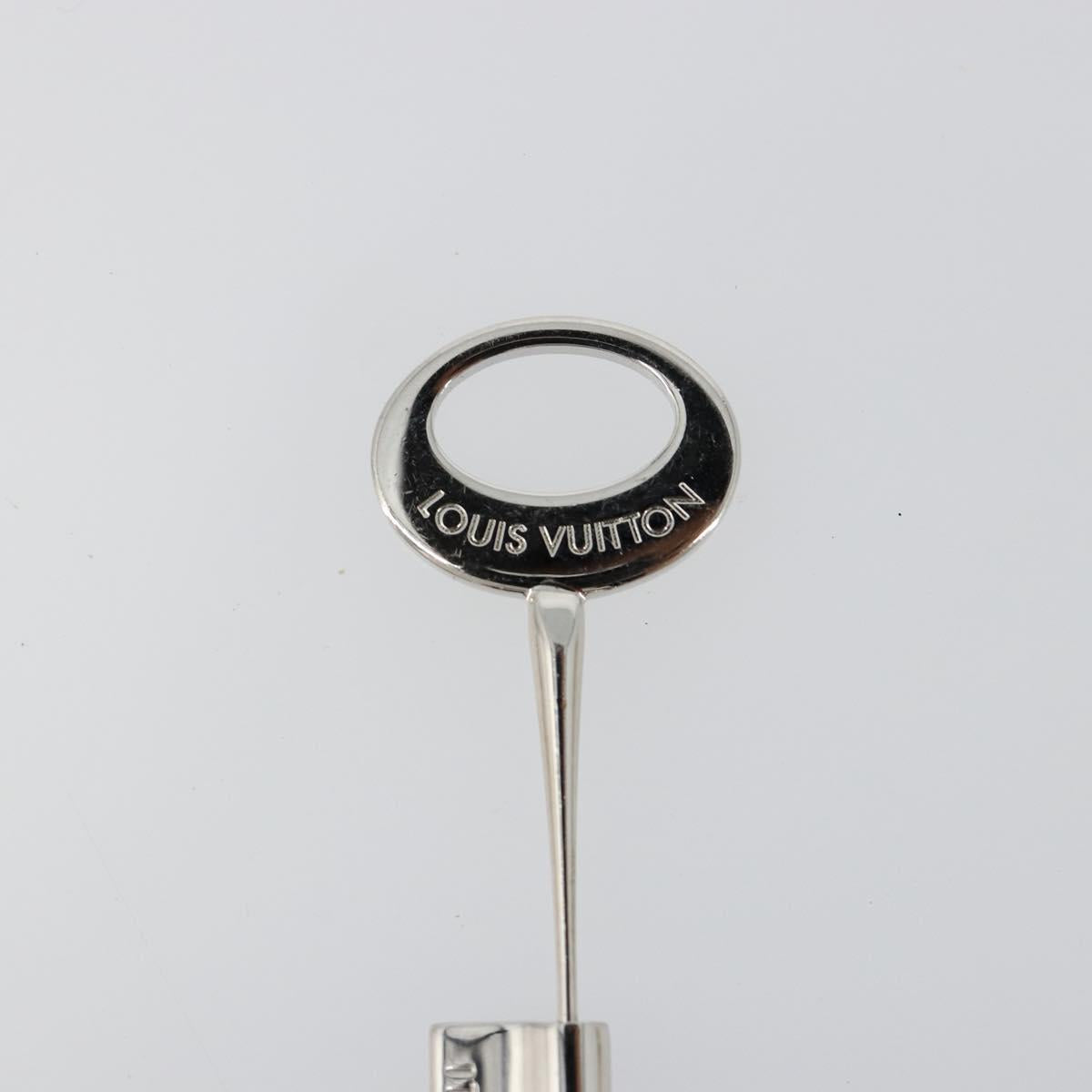 LOUIS VUITTON Travel Key Brooch Set Brooch metal Silver M68098 LV Auth bs35611