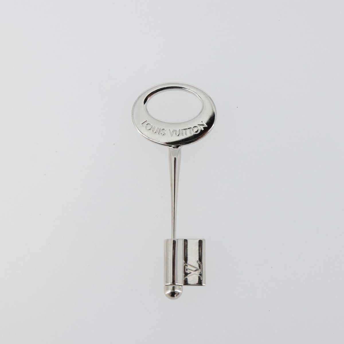 LOUIS VUITTON Travel Key Brooch Set Brooch metal Silver M68098 LV Auth bs35611