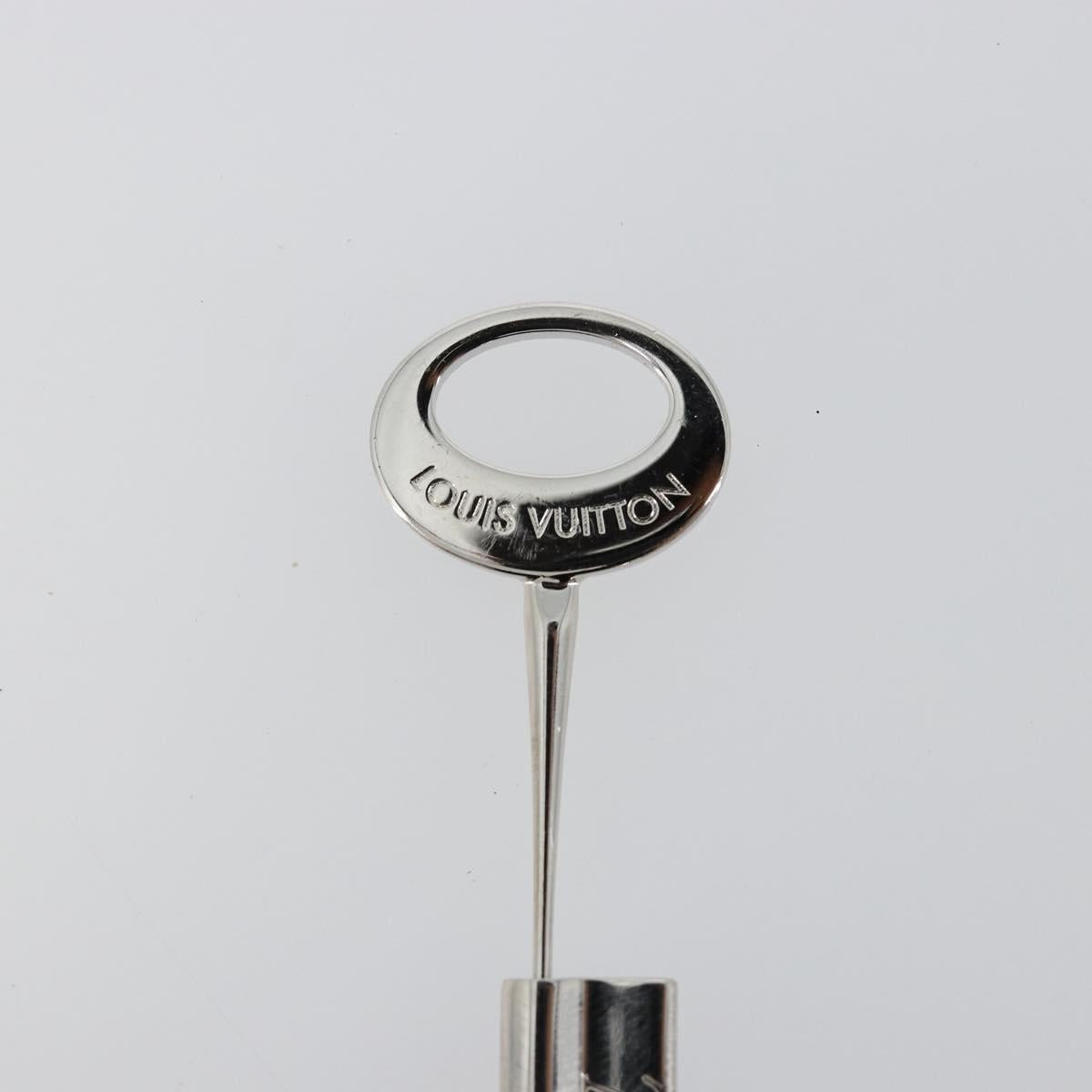 LOUIS VUITTON Travel Key Brooch Set Brooch metal Silver M68098 LV Auth bs35611