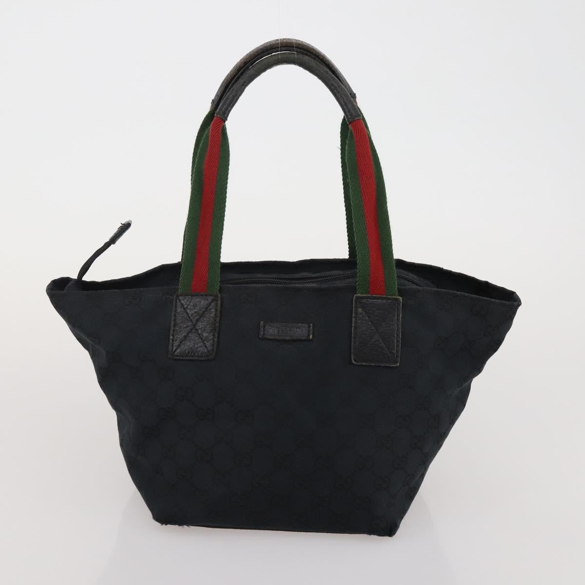GUCCI GG Supreme GG Canvas Web Sherry Line Bag 3 Set Beige Black Auth bs35614