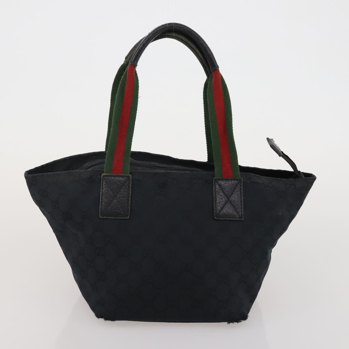 GUCCI GG Supreme GG Canvas Web Sherry Line Bag 3 Set Beige Black Auth bs35614