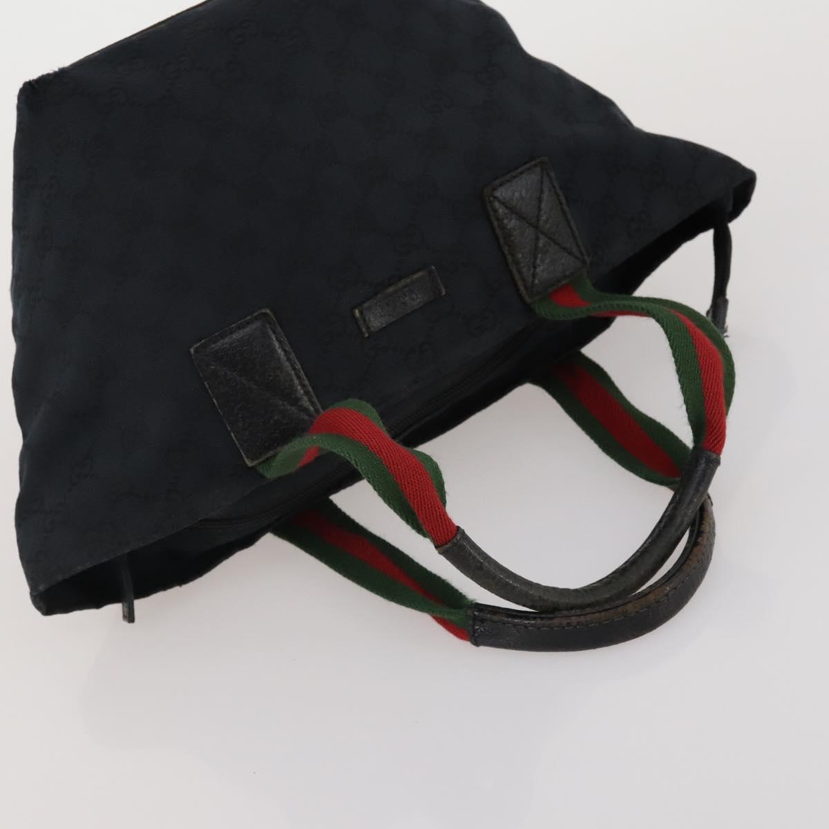 GUCCI GG Supreme GG Canvas Web Sherry Line Bag 3 Set Beige Black Auth bs35614