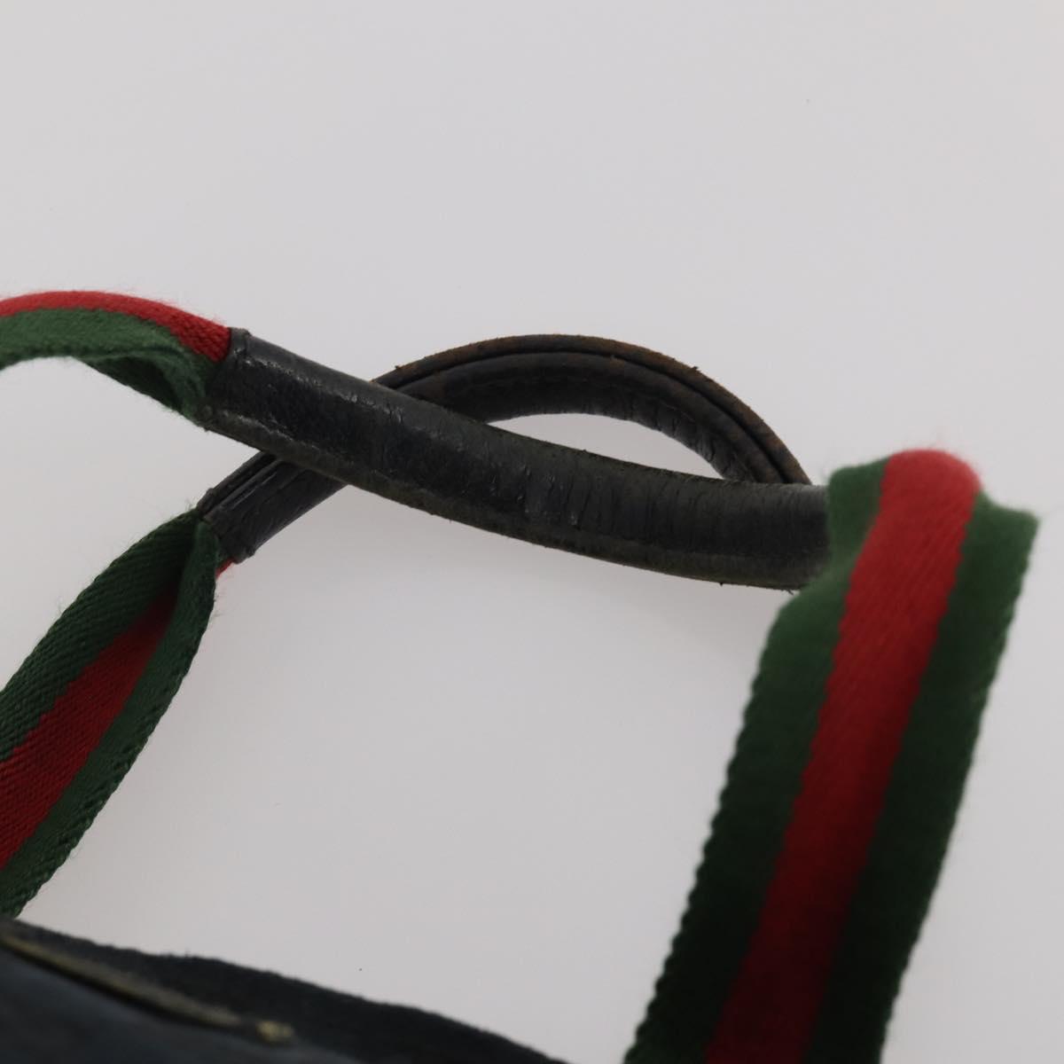 GUCCI GG Supreme GG Canvas Web Sherry Line Bag 3 Set Beige Black Auth bs35614