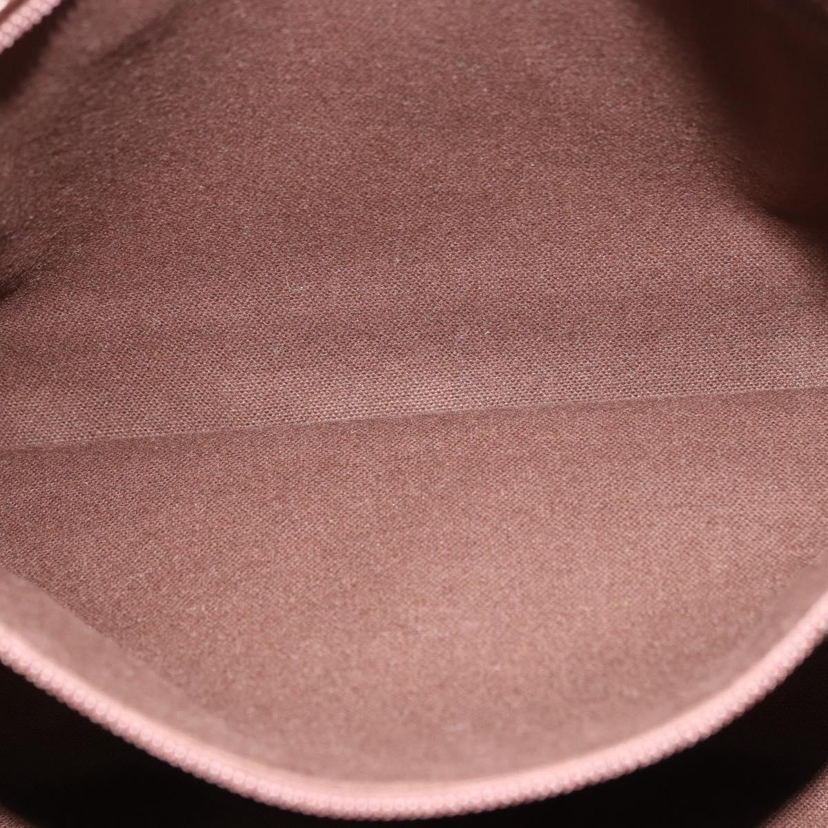LOEWE Anagram Tote Bag Canvas Beige Gold Auth bs35617