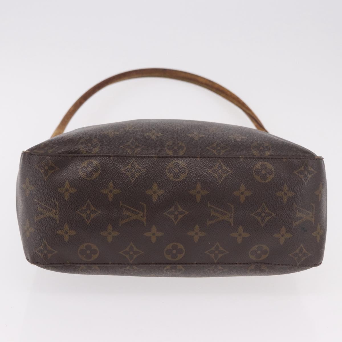 LOUIS VUITTON Monogram Looping GM Shoulder Bag M51145 LV Auth bs35621