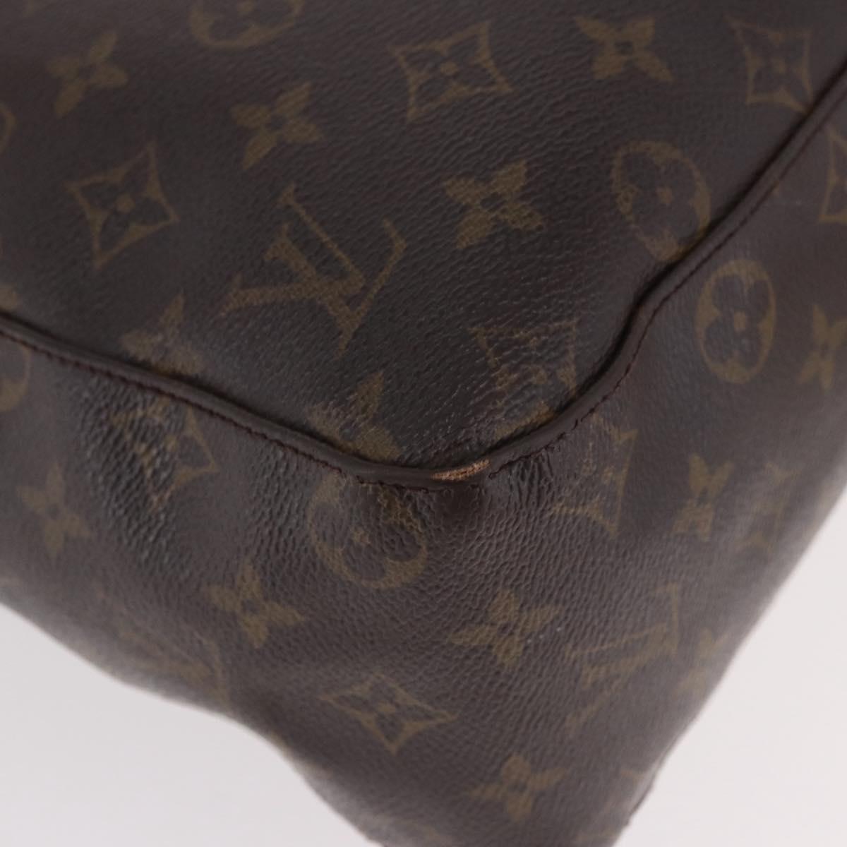 LOUIS VUITTON Monogram Looping GM Shoulder Bag M51145 LV Auth bs35621