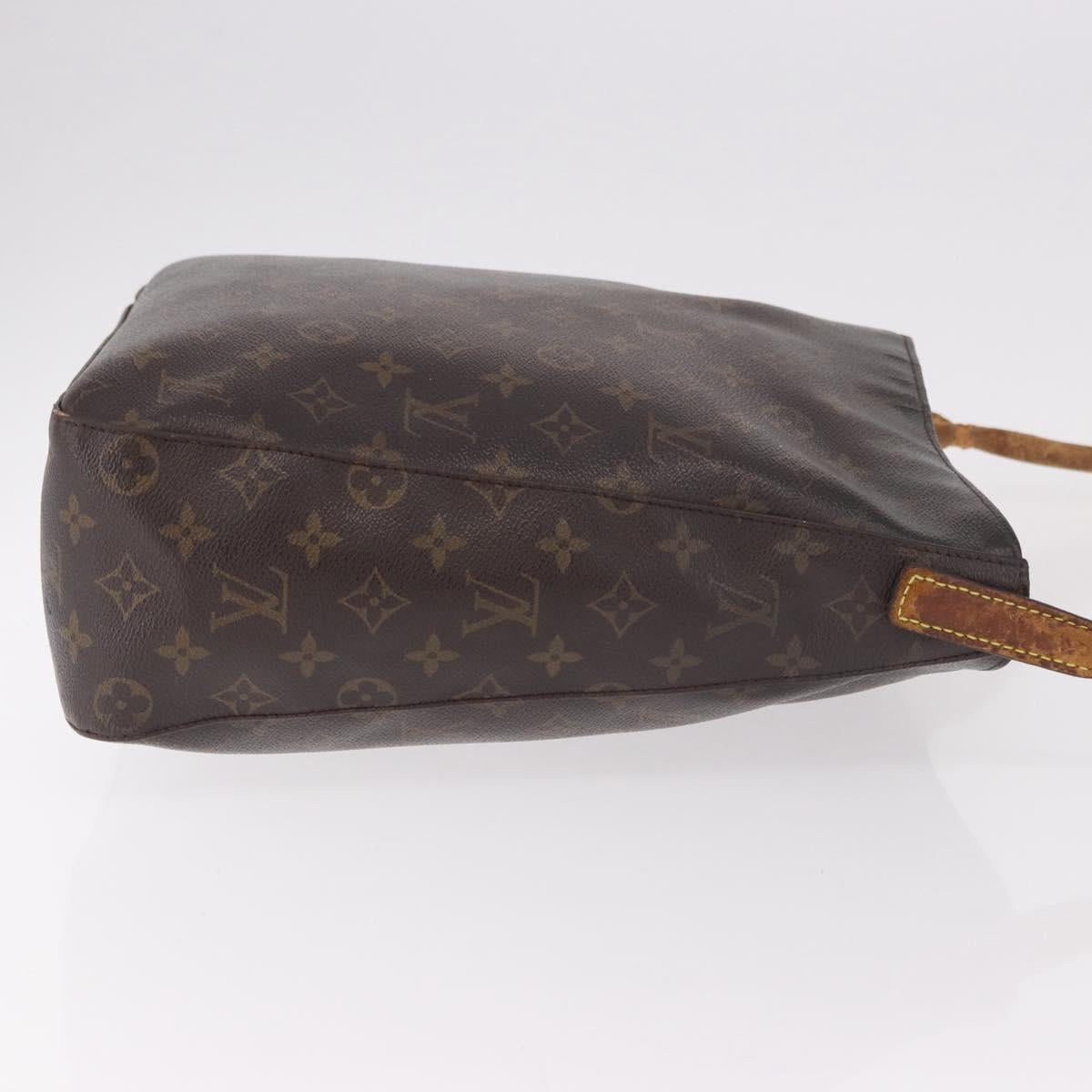LOUIS VUITTON Monogram Looping GM Shoulder Bag M51145 LV Auth bs35621