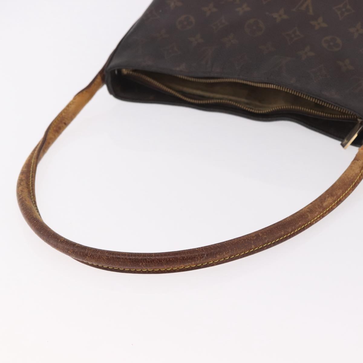 LOUIS VUITTON Monogram Looping GM Shoulder Bag M51145 LV Auth bs35621