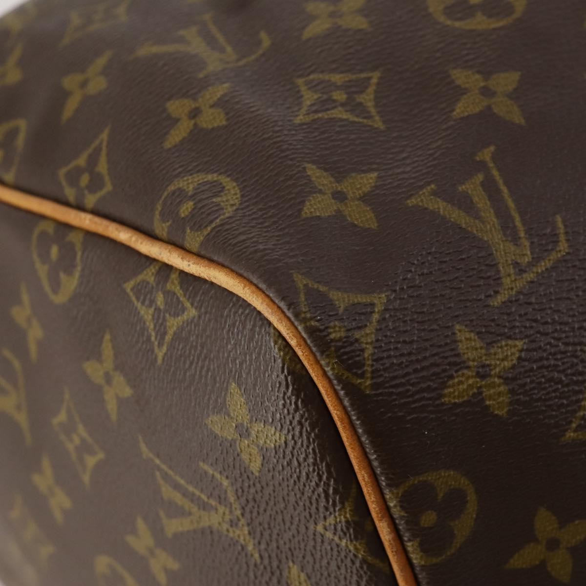 LOUIS VUITTON Monogram Keepall 55 Boston Bag M41424 LV Auth bs35622