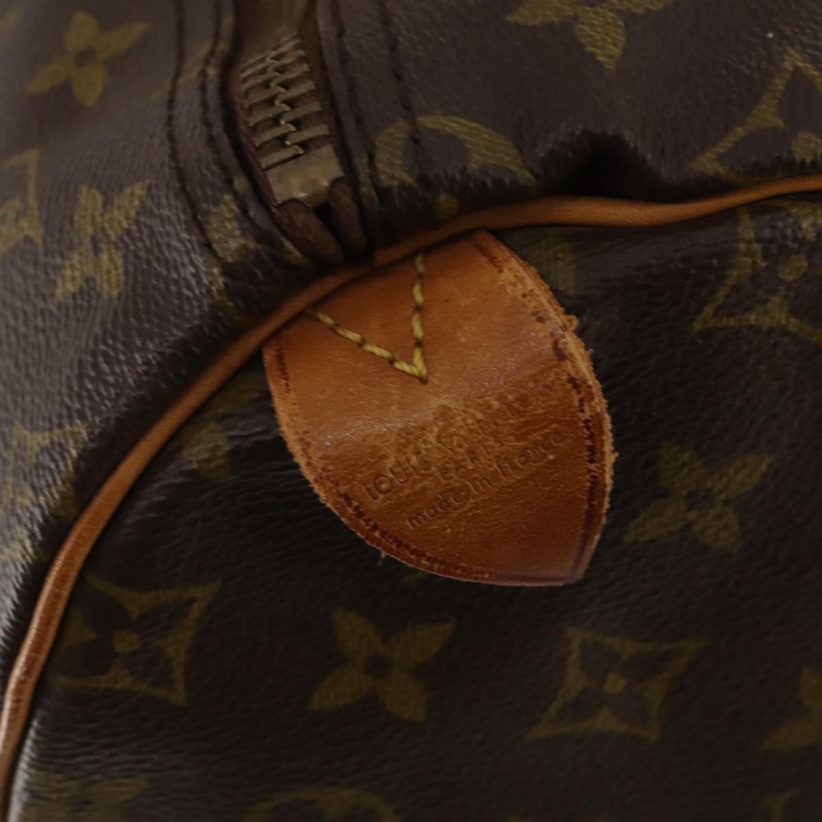 LOUIS VUITTON Monogram Keepall 55 Boston Bag M41424 LV Auth bs35622