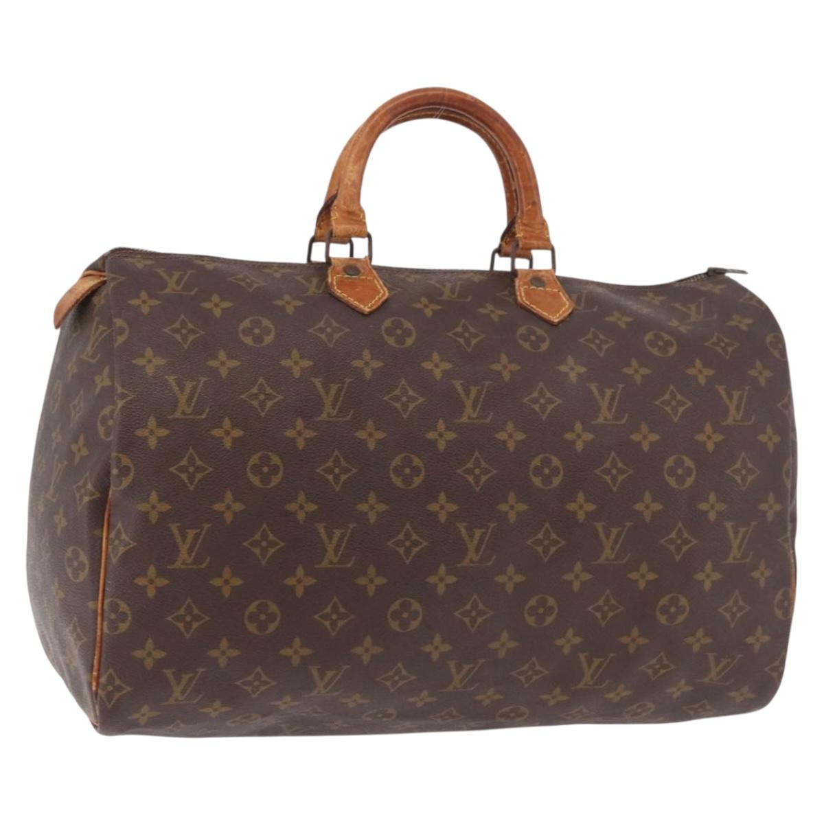 LOUIS VUITTON Monogram Speedy 40 Hand Bag M41522 LV Auth bs35624