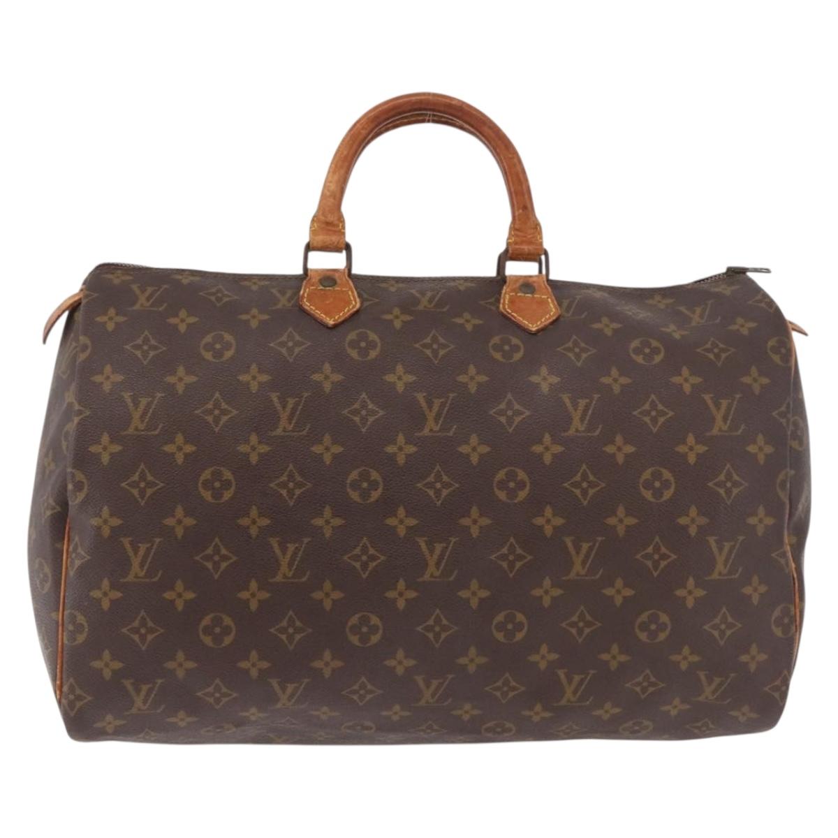 LOUIS VUITTON Monogram Speedy 40 Hand Bag M41522 LV Auth bs35624
