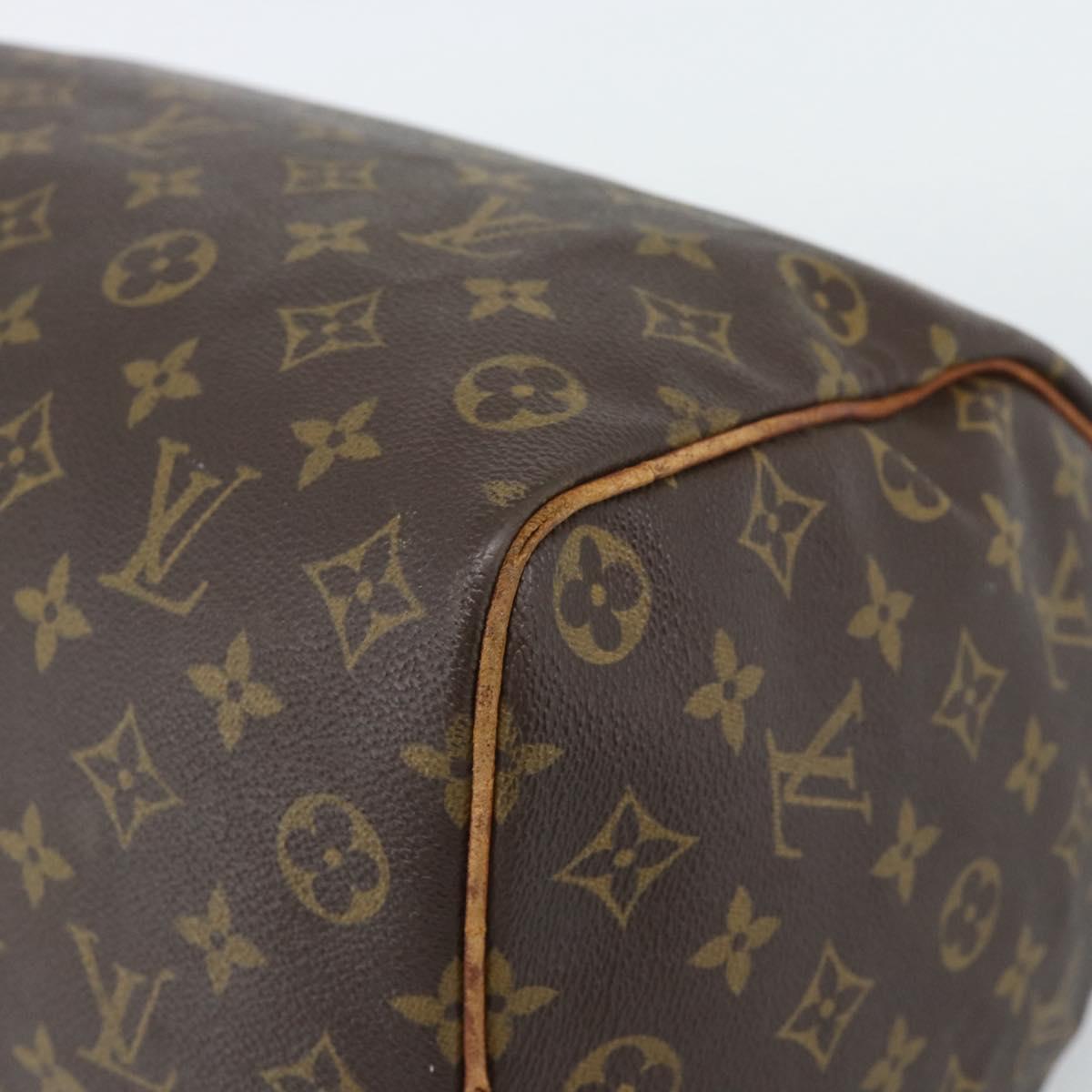 LOUIS VUITTON Monogram Speedy 35 Hand Bag M41524 LV Auth bs35625