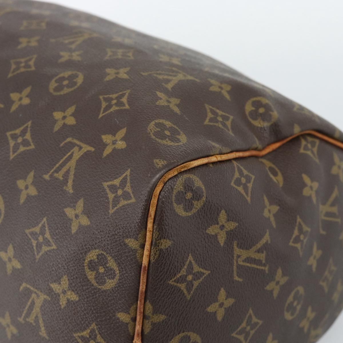 LOUIS VUITTON Monogram Speedy 35 Hand Bag M41524 LV Auth bs35625
