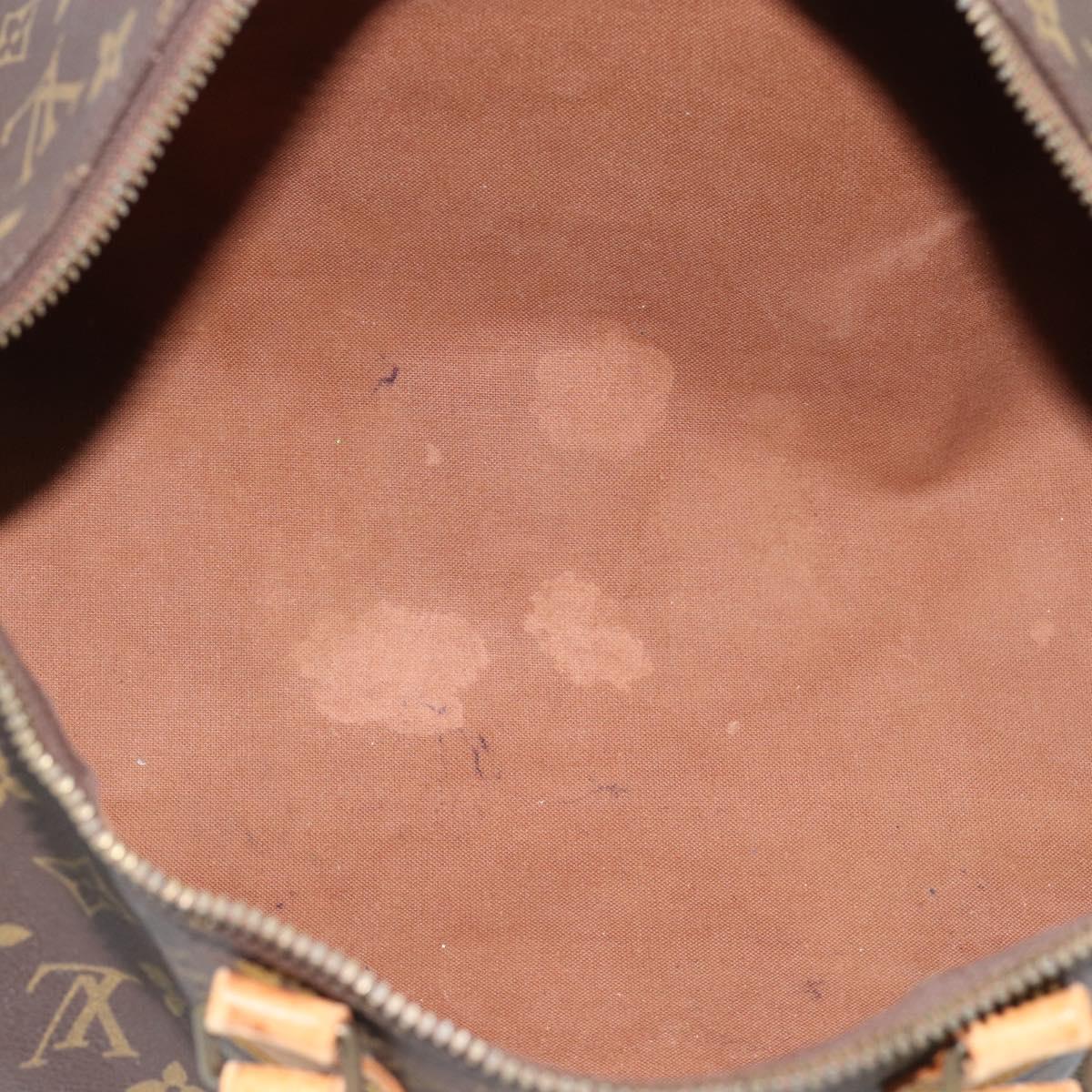LOUIS VUITTON Monogram Speedy 35 Hand Bag M41524 LV Auth bs35625