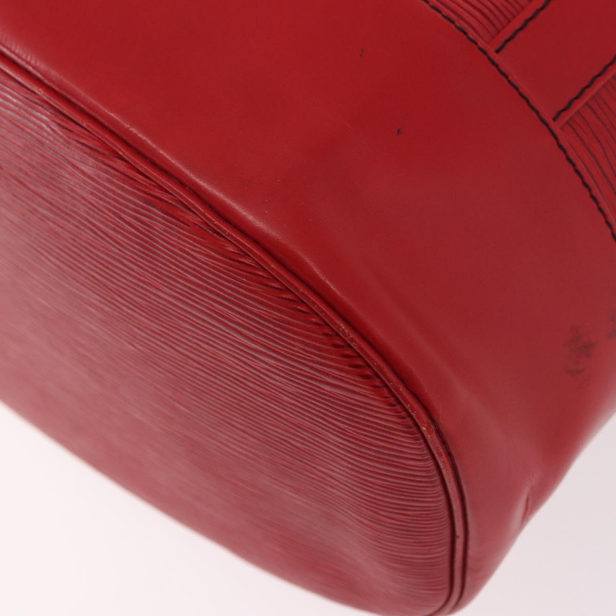 LOUIS VUITTON Epi Randonnee GM Shoulder Bag Red M43087 LV Auth bs35628
