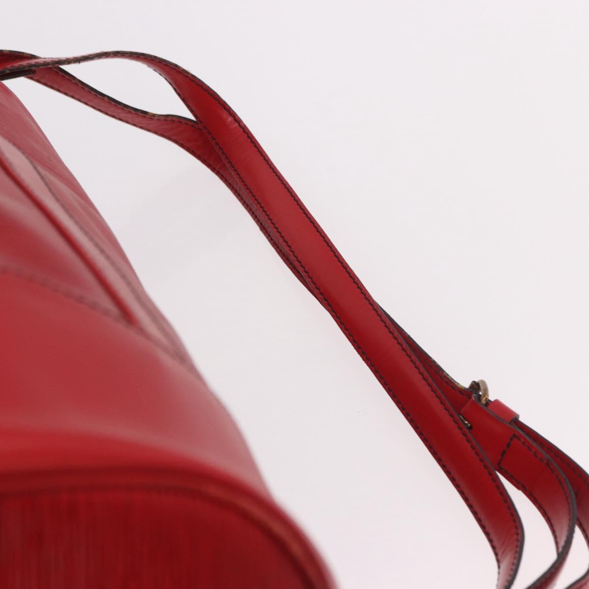 LOUIS VUITTON Epi Randonnee GM Shoulder Bag Red M43087 LV Auth bs35628